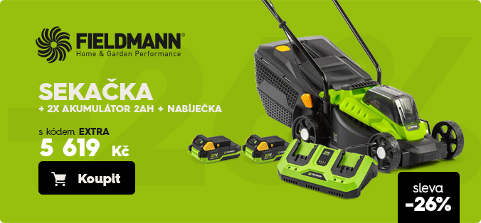 Sekačka Fieldmann FZR 70330 2x20V + 2x Akumulátor 2Ah + Nabíječk